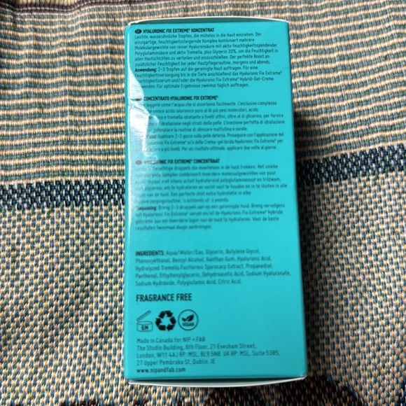 Nip +fab hydrate hyaluronic fix extreme concentrate - Picture 2 of 6